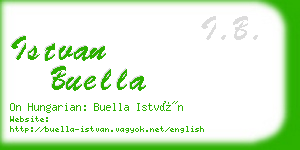 istvan buella business card